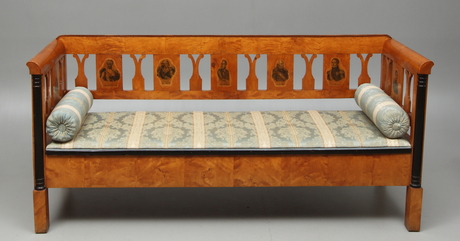 SOFFA, björk, 1800-tal.