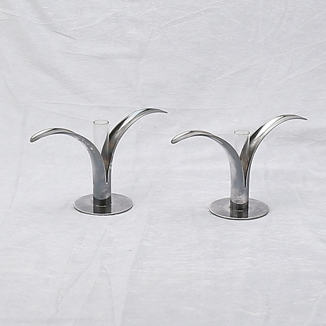 Liljan ljusstake nysilver