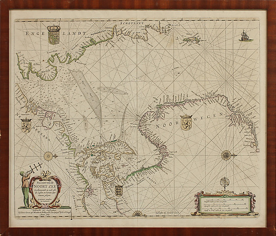 FRAMED MAPS, 2 pcs, 