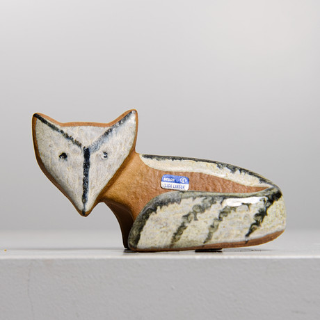 LISA LARSON. Fox from the series Little Zoo, Gustavsberg, 1956-78 ...