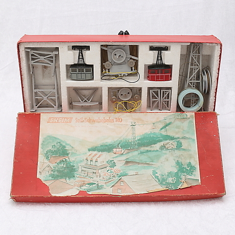 Vintage EHEIM N Scale Cable Car #260 and Station #261-B NOS same as