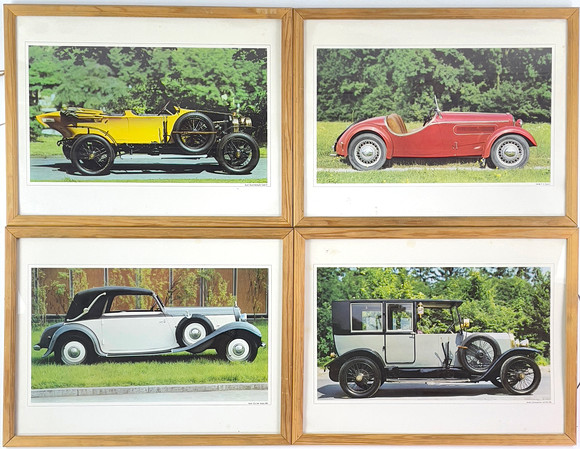 PLANSCHER, 4 st, Audi och DKW.