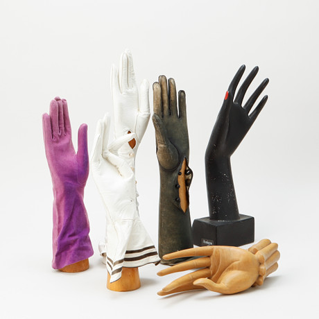 A set of six 20th century hand models. Miscellaneous - Miscellaneous ...