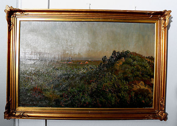 Unknown artist. Oil on canvas, Landscape, signed, dated 1919. Art ...
