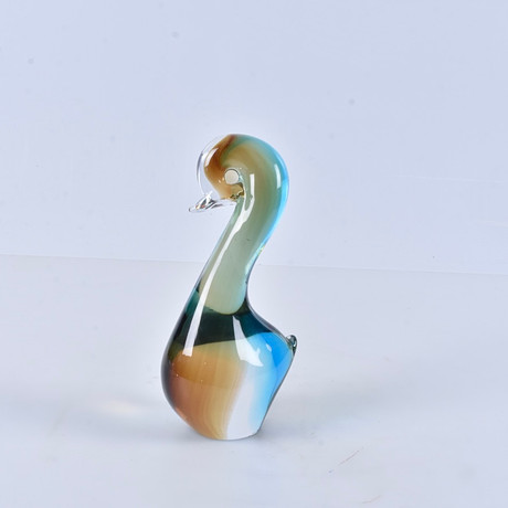 OIVA TOIKKA. GLASS BIRD. Pigeon (Pulu) 2008—2010, signed O