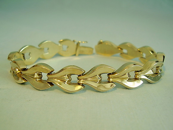 Bracelet Gelbgold 333 Signed F Speidel Pforzheim Jewellery Gemstones Bracelets Auctionet