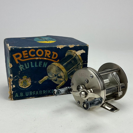 Boîte De Moulinet Pêche Vintage Abu Garcia Record Rullen N°1550 - Suède