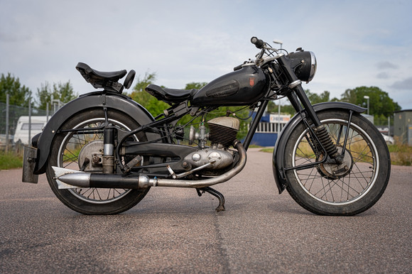 DKW, modell RT250, 1952, Tyskland. Fordon, Båtar & Delar - Motorcyklar ...