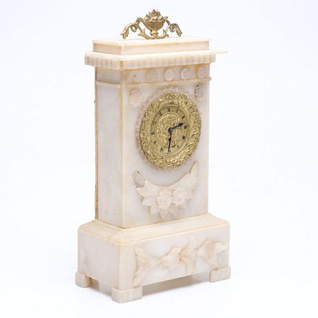 A stone table clock, 1800/20th century. Clocks & Watches - Mantel ...