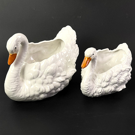 【美品】 Swans 2nd LP Endless Love Swans Figurine. Golden Luster | Lladró® Europe