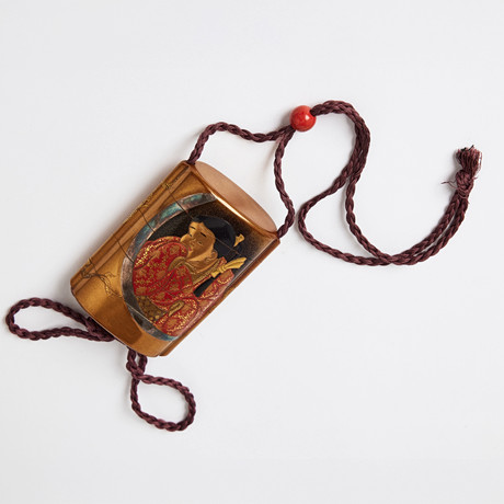 A Japanese Five-Case Lacquer Inro.