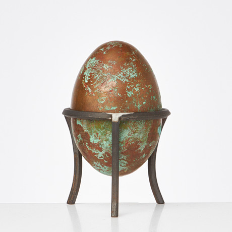 名作 LOUISE HEDERSTRÖM \"Two Become One“ Postmodern Metal Two Become One Sculpture by Louise