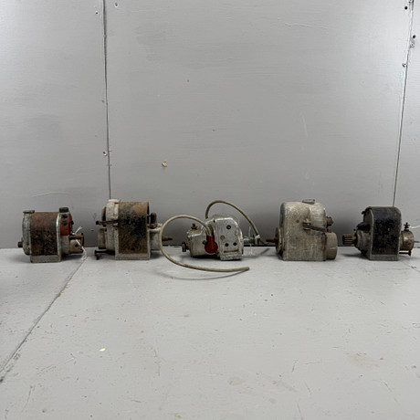 MAGNETER, 5 st, bl.a Simms, Bosch, Lucas, 1910-1940-tal.