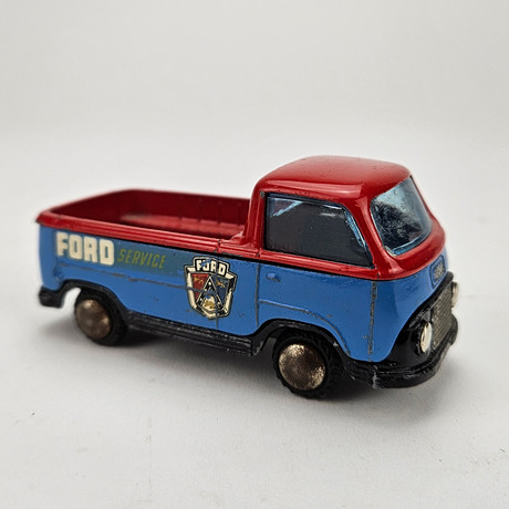 LEKSAKSBIL, plåt, Ford service, Ford Taunus, Tekno, Danmark.