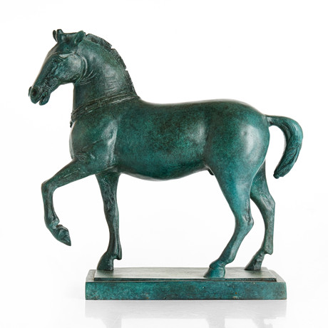 名作 LOUISE HEDERSTRÖM \"Two Become One“ LOUISE HEDERSTRÖM. Sculpture, patinated bronze, “Two become