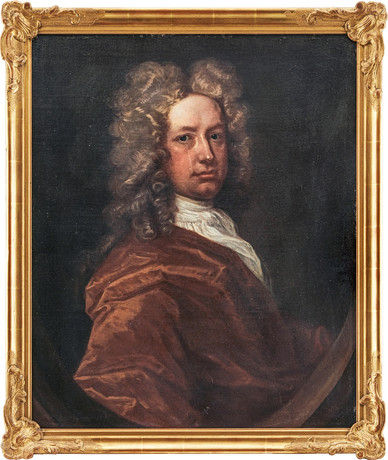 JOHN RILEY (ENGLAND 1646‑1691), His Circle. Portrait possibly depicting ...