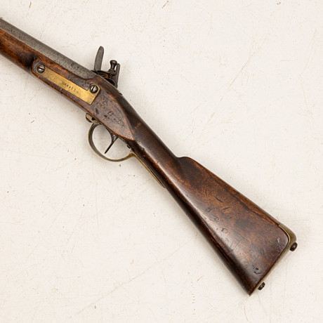 FLINTLOCK RIFLE Sweden m/1791 for infantry. Weapons & Militaria - Guns ...