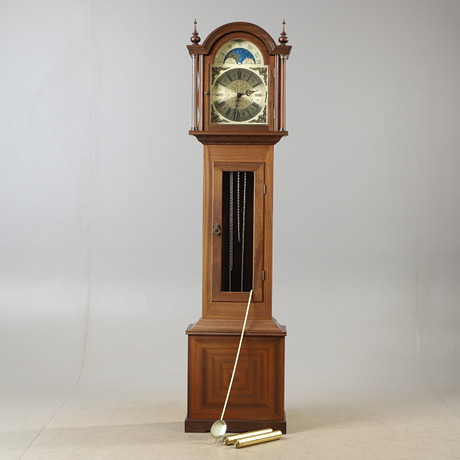 A mahogany floor clock, Denclock, Scan Clock, Denmark, second half of ...