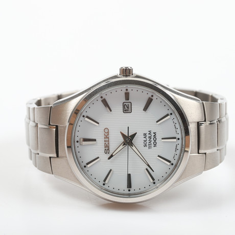 WRIST WATCH, Men, Titanium, Seiko 7n43-0as0. Clocks