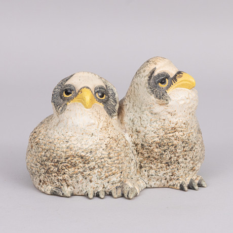 FIGURINES, 7 pcs, glass, WWF, Paul Hoff, Kosta Boda. Glass - Other