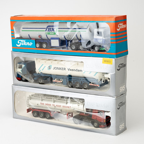 TEKNO, 2 pcs, Opel Rekord passenger cars, no. 720. Toys