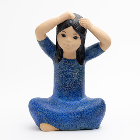 LISA LARSON. Figurin, stengods, 