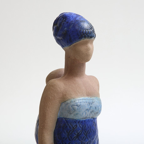 LISA LARSON. Figurin, stengods, 