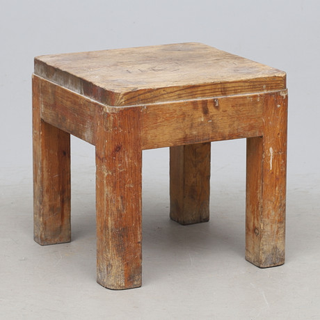 希少 Olof Ottelin Stool Olof Ottelin Attribution, Stools, Pine, Finland, 1970s – PRB