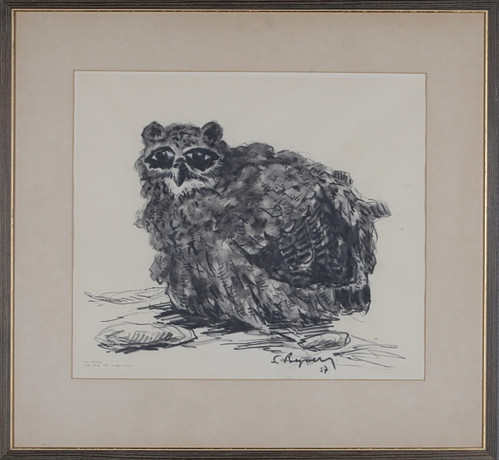 STEN REGNELL. charcoal drawing, signed and dated -57. Art - Drawings ...