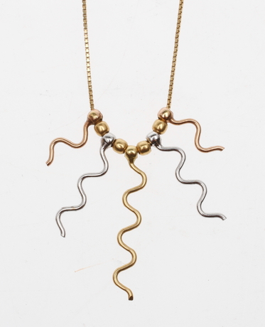 HALSBAND, 18k guld, vikt ca 3 gr.