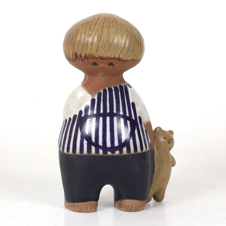 lisa-larson-figurin-stengods-malin-ur-serien-larssons-ungar
