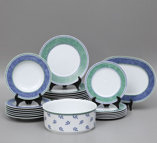 SERVISDELAR, 28 delar, "Switch 3 Costa", Villeroy & Bosch.
