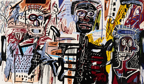 RICHARD RYAN (SVERIGE, FÖDD 1974). ”Hommage á Basquiat” a tergo ...