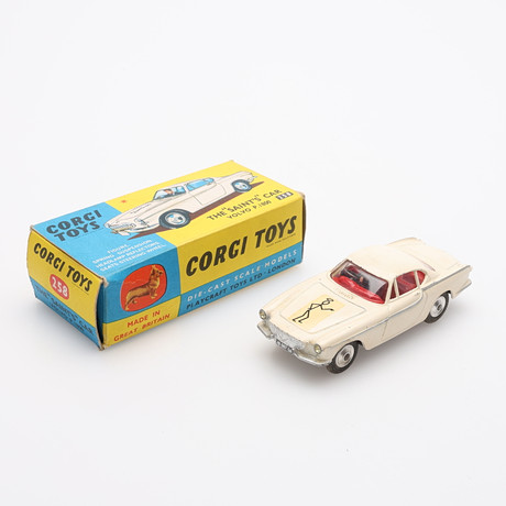 LEKSAKSBIL, MODELL 258, VOLVO P.1800, THE "SAINTS" CAR, CORGI TOYS.