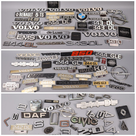 CAR EMBLEMS, various, Volvo, Saab, Honda, Opel etc. Vehicles, Boats ...