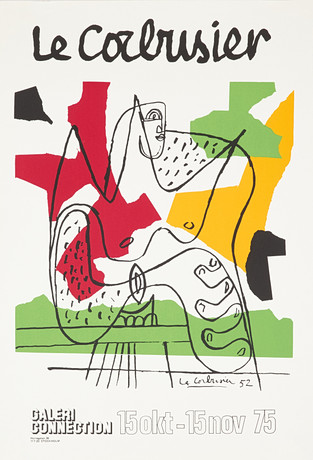 EXPO LE CORBUSIER VEVEY 1975 Rvtq-POSTER 45x60cm