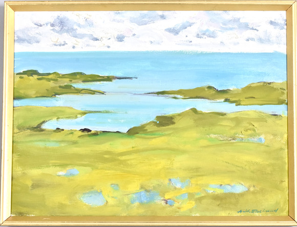 IKEA, mixed media on canvas, “Hallaryd”, signed Lay Slette. Art