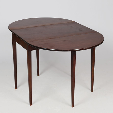 Mahogany console table with flap, first half of the 20th century ...