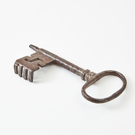 A 17th-century iron wrought iron key. Miscellaneous - Miscellaneous ...