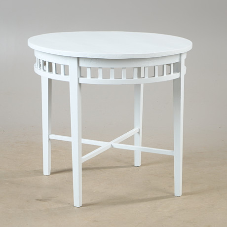 A table, grey/blue painted, Carl Larsson style, first half of the 20th ...