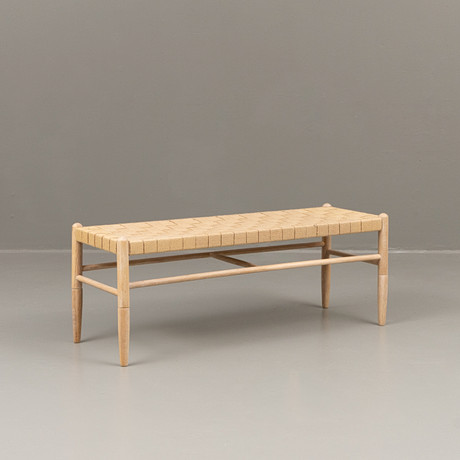 BENCH, limed oak, saddled, Jotex, newer production. Furniture - Other ...
