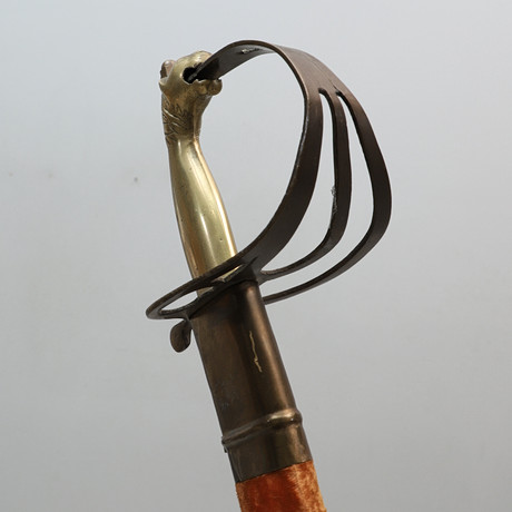 A 'Talwar' sword with tub, second half of the 20th century. Weapons ...
