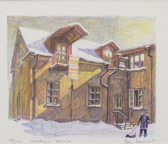 MATS ARONSSON. “Perishable back”, lithograph, signed, numbered and ...