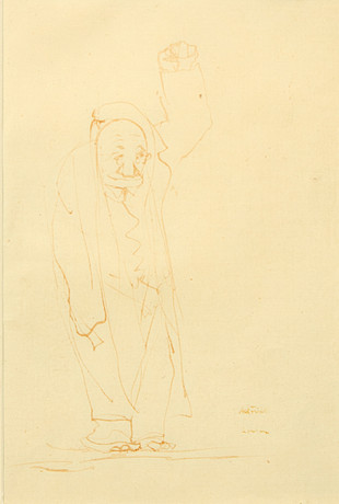 AXEL FRIDELL. Stående man.