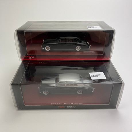 MODELLBILAR, skala 43, 2 st, Rolls Royce, Truescale.