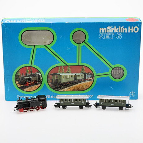 MÄRKLIN, train set, no. 5190, 5192, 2920 and TRUCK, Volvo