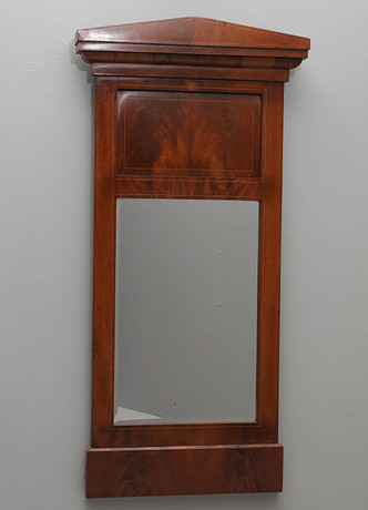 A mirror, Ikea “Pirål”, bronzed frame, faceted glass. Mirrors