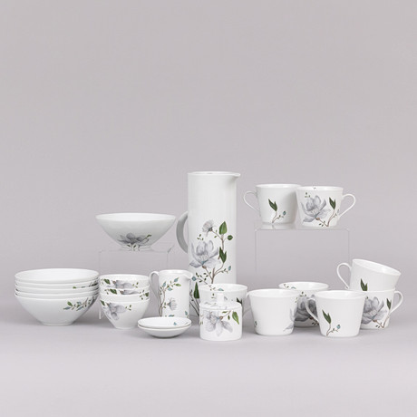 breakfast-set-clematis-23-pieces-porcelain-vallila-four-leaf