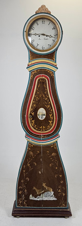 A 19th century Rococo floor clock by Lars Lindahl. Clocks & Watches ...