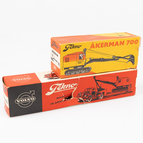 TEKNO, 2 pcs, Opel Rekord passenger cars, no. 720. Toys - Auctionet